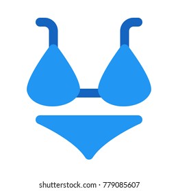 two-piece swimsuit or bikini