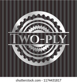 Two-ply silver emblem
