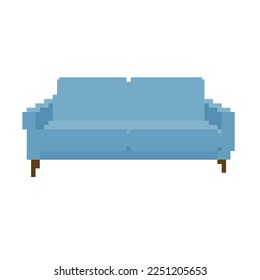 Two-seat sofa.Vector illustration that is easy to edit.