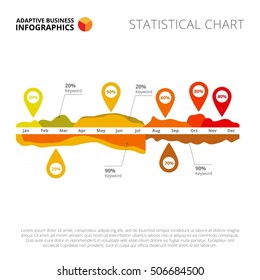 Two-sided Mountain Data Chart Template