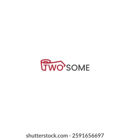 Twosome Logo Tie Logo Vector T Tie Bow Tie