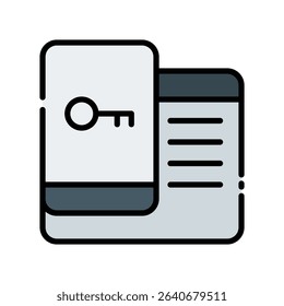Two-Step Verification Vector for Extra Security in E-Banking. Login protection icon, smart safety layer design, authentication concept