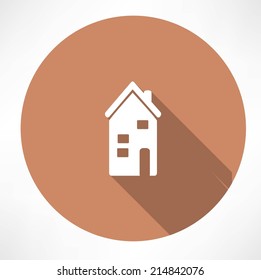 two-storey house icon