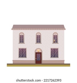 Two-storey house in vintage style