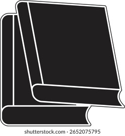 Two-tier file binder icon representing filing system, layered storage or organized documentation with transparent background