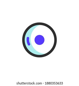 Two-tone color Icon Music, the icon can be used for application icon, web icon, info-graphic, eps file can editable