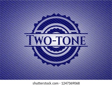 Two-tone with jean texture