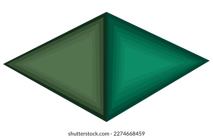 the two-tone triangle wallpaper illustrates two different colors on different sides