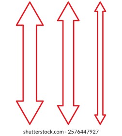 Two-way, arrow, go, up, down icon. Design template vector.