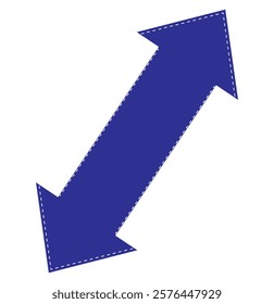 Two-way, arrow, go, up, down icon. Design template vector.