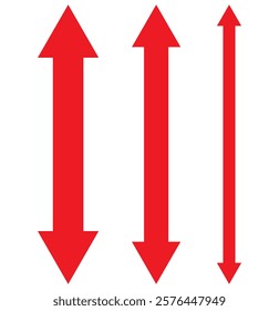 Two-way, arrow, go, up, down icon. Design template vector.