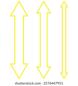 Two-way, arrow, go, up, down icon. Design template vector.