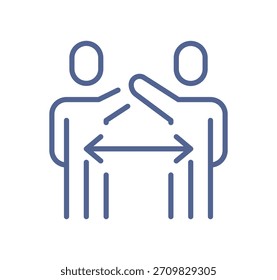 Icono de comunicación bidireccional que muestra el intercambio mutuo y la transferencia de información para la interacción colaborativa, el ciclo de Comentarios, la coordinación del equipo y la Ilustración vectorial plana del flujo de trabajo cooperativo.
