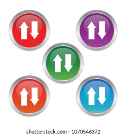 two-way icon 3d desig template