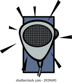 two-way radio microphone