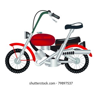 Two-wheeled transport facility motorcycle