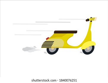 Two-wheeled vehicle, simple and fast