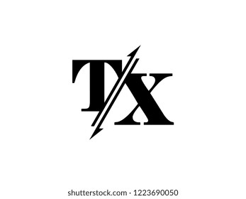 TX initials logo sliced