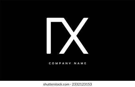 TX, XT Abstract Letters Logo Monogram