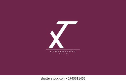 tx xt t and x Abstract initial monogram letter alphabet logo design