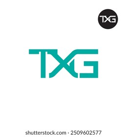 Design de Monograma de Letra de Logotipo TXG