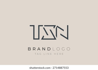 TXN abstract letter logo design. Modern Business Logo Design With Abstract Typography and Contemporary Style