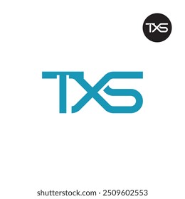 Design de Monograma de Letra de Logotipo TXS