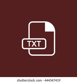 txt file format icon