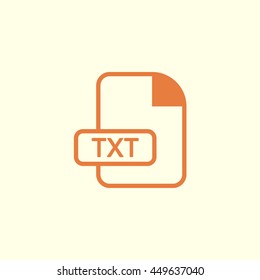 txt file format icon