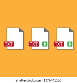 txt file format icon template