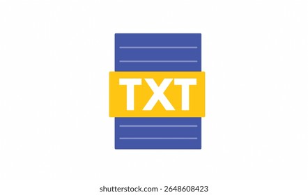 Txt file icon design for use.