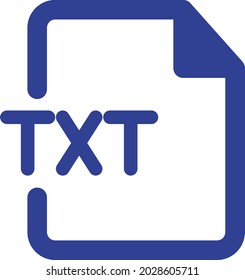TXT File Isolated Vector icon which can easily modify or edit

