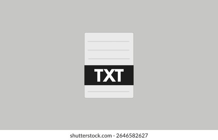 Projeto vetorial de arquivo TXT para uso.