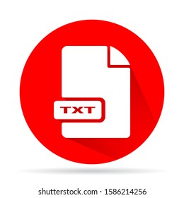 TXT file vector icon 10 eps icon. File for computer icon. vector icon file for phone
