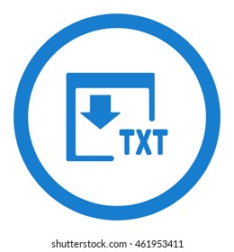 TXT Icon, flat design style