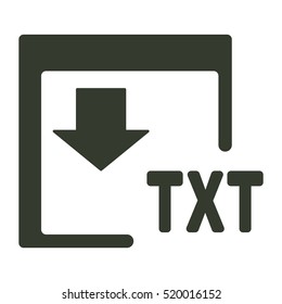 TXT icon illustration isolated vector sign symbol