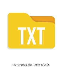 Icono de texto con fondo blanco