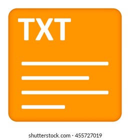 TXT text file extension.Collection concept vector pictogram for infographic project and logo.