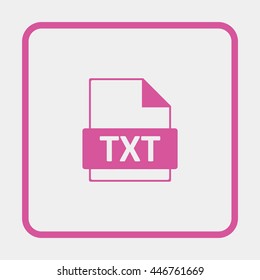 TXT text file icon.