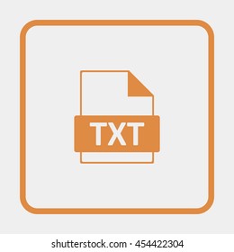 TXT text file icon.