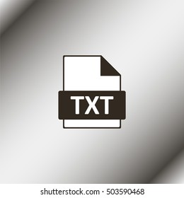 TXT text file icon.