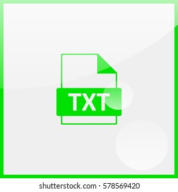 TXT text file icon.