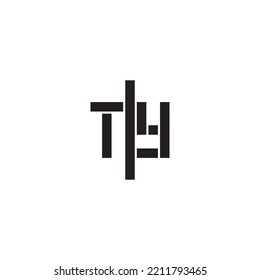 TY geometric bold concept in high quality professional design that will print well across any print media