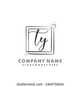 TY Initial beauty monogram logo vector