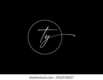 TY  Initial logo design and Letter  logo design