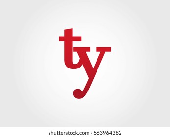 ty lowercase logotype