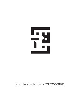 Logotipo retro de concepto cuadrado de TY en diseño profesional de alta calidad que se imprimirá bien en cualquier medio de impresión