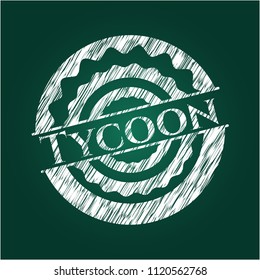 Tycoon chalkboard emblem