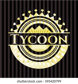 Tycoon Gold Emblem Or Badge