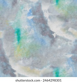 Tye Die Vector Shirt. Brush Vector Background. Yellow Dyed Print. Seamless Grunge Shirt. Blue Swirl Background. Blue Tie Dye Shirt. Yellow White Grunge. Seamless Grunge Pattern. Die Stripe Culture.